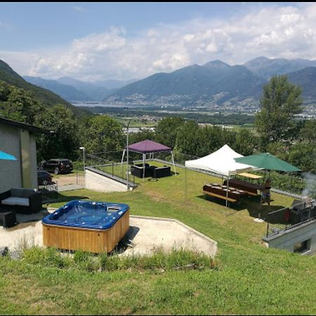 Viva Bacco Bed & Breakfast Gambarogno Bagian luar foto
