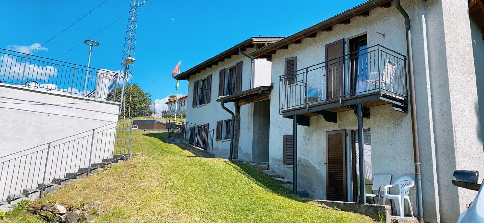 Viva Bacco Bed & Breakfast Gambarogno Bagian luar foto