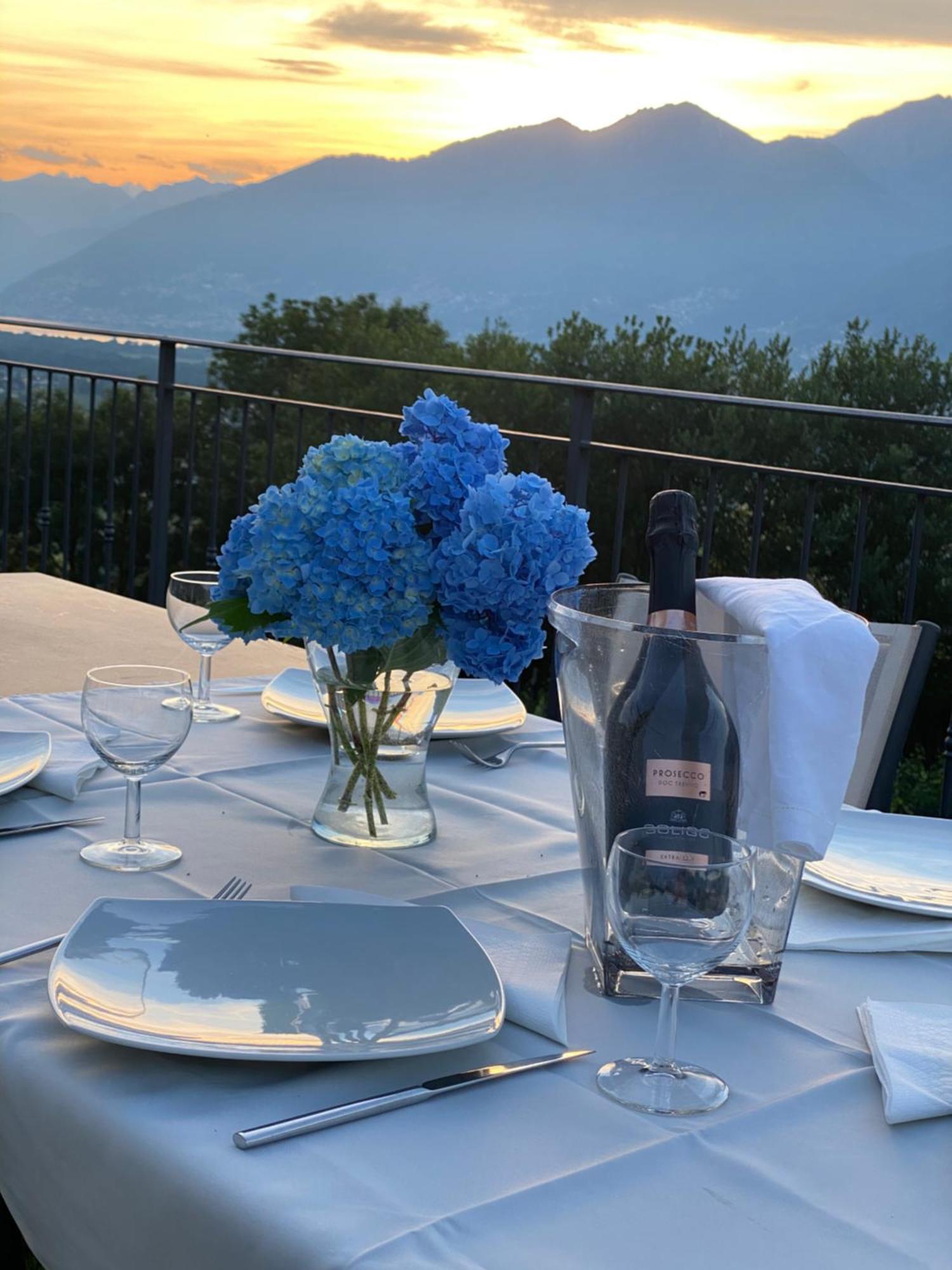 Viva Bacco Bed & Breakfast Gambarogno Bagian luar foto