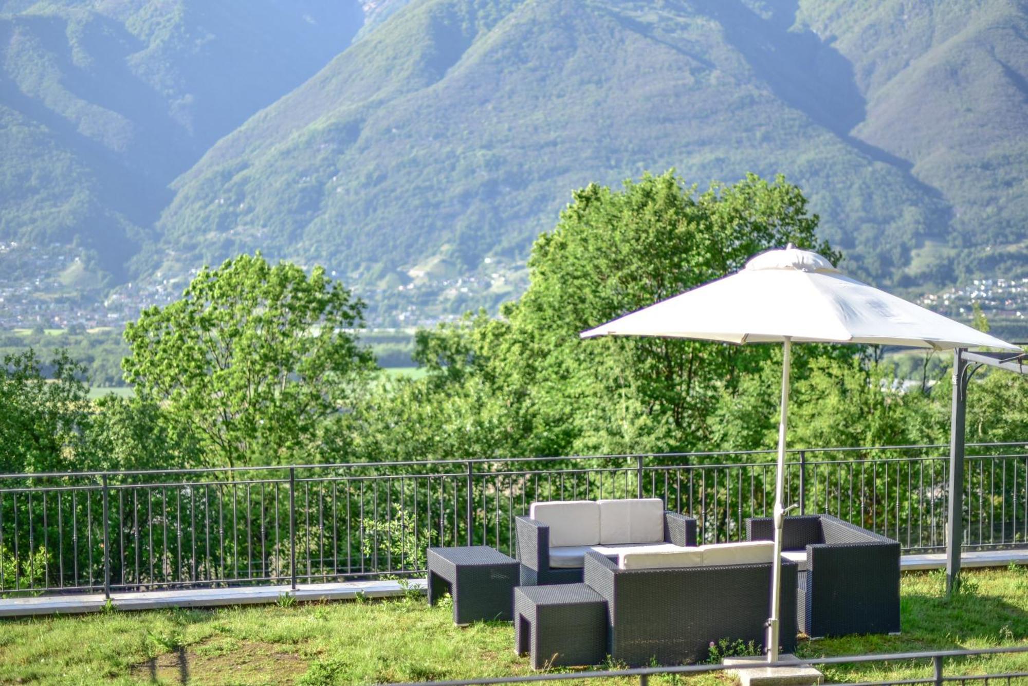 Viva Bacco Bed & Breakfast Gambarogno Bagian luar foto