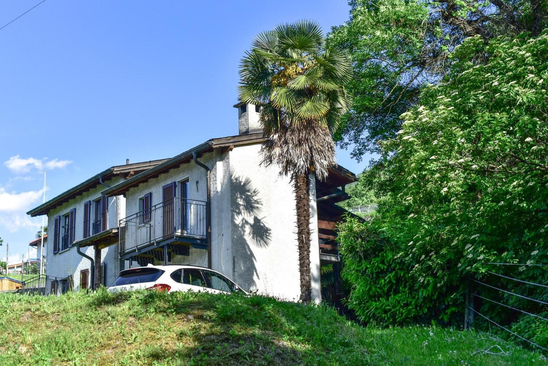 Viva Bacco Bed & Breakfast Gambarogno Bagian luar foto