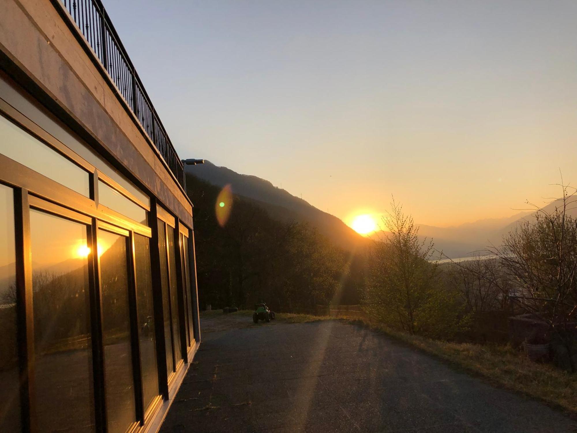 Viva Bacco Bed & Breakfast Gambarogno Bagian luar foto