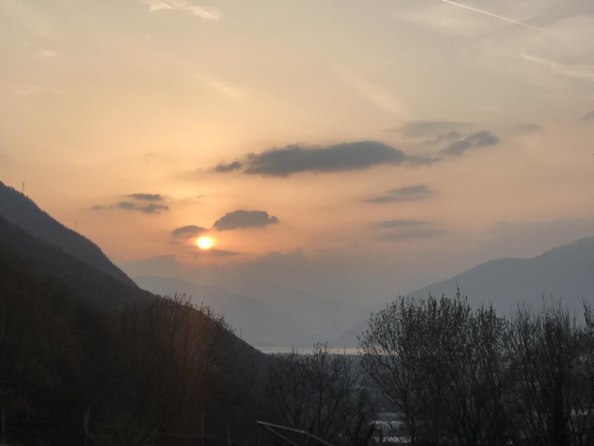 Viva Bacco Bed & Breakfast Gambarogno Bagian luar foto